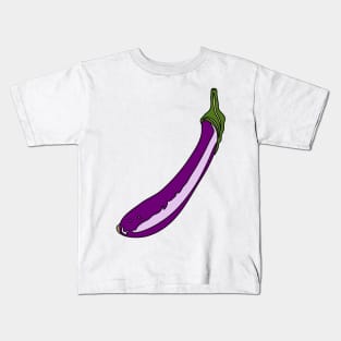 Eggplant Kids T-Shirt